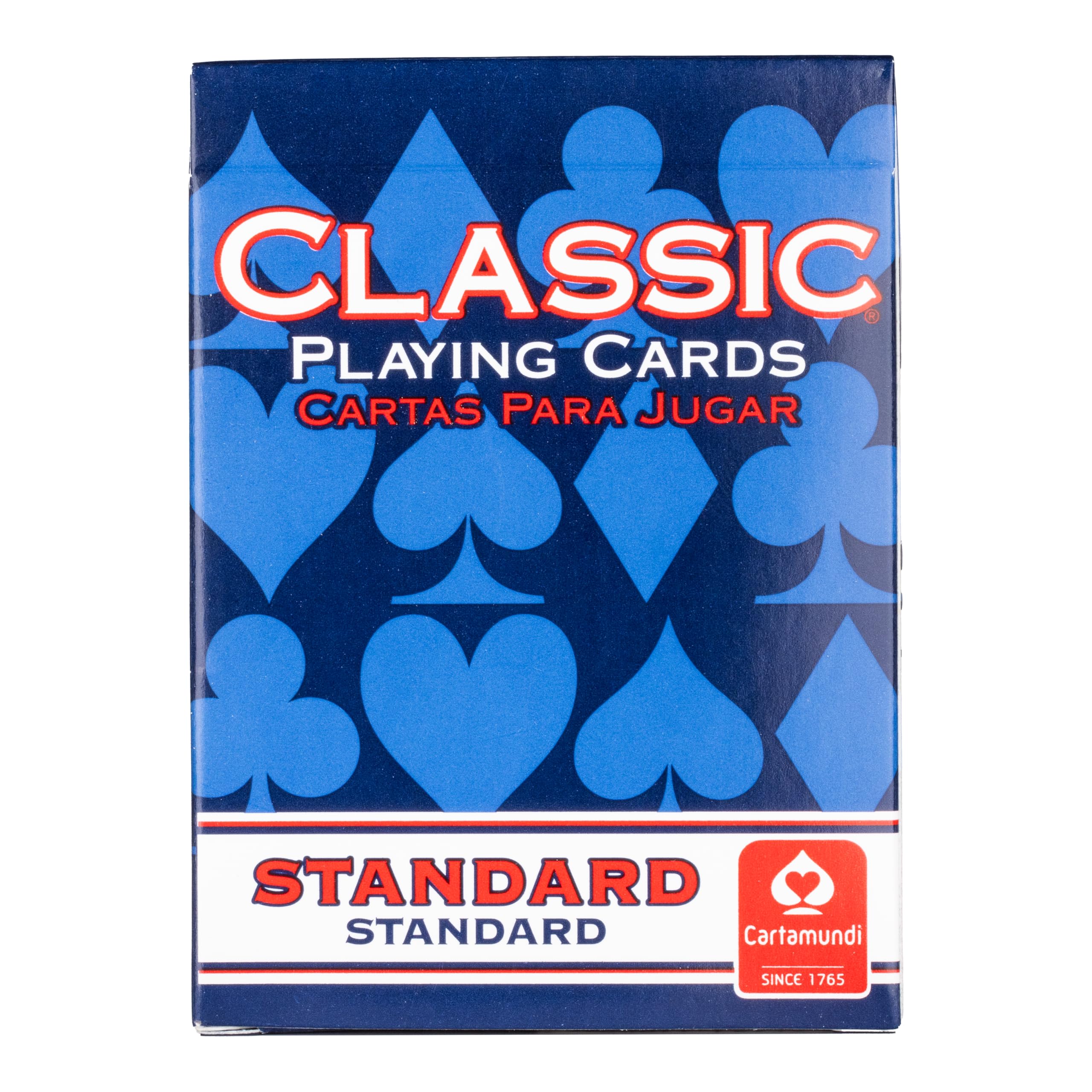 Cartamundi Classic Playing Cards 12 Pack – Standard Index Poker Decks (6 Red, 6 Blue)