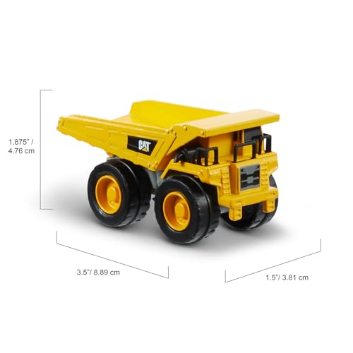 CAT Construction Die Cast Metal 3-Pack: Dump Truck, Cement Mixer, Grader – Ages 3+