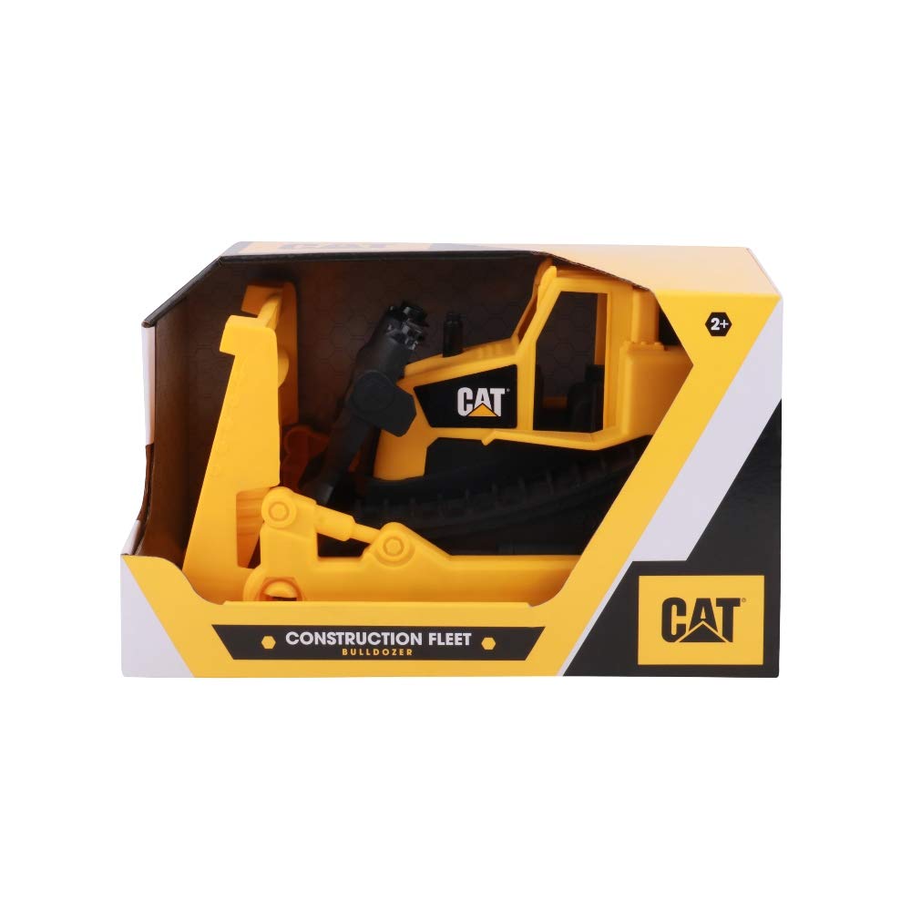 Cat Construction Fleet 10” Bulldozer – Working Blade, Free-Rolling Wheels, Ages 2+