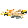 CAT Dig N' Build Dirt Playset with 10 oz Compound and 2 Vehicles for Kids Ages 3+