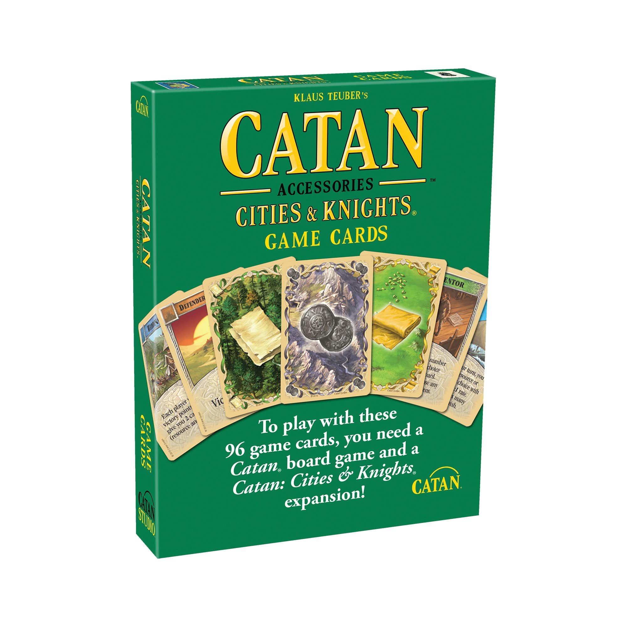 CATAN Cities & Knights Replacement Cards – Complete Set of 95 Game Cards for Board Game Expansion