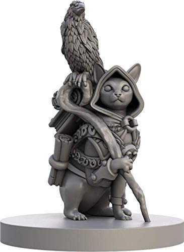 Cats and Catacombs Volume 1 Miniatures: 6 Cat Adventurers for 5E RPGs - Steamforged Games