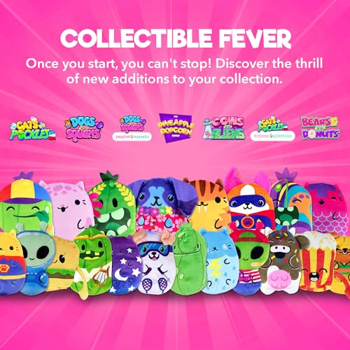 Cats vs Pickles Chonk Fuchsia Wave A Mystery Bag - 1 Pack, 6-Inch Plush, Blind Bag Collectible