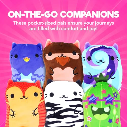 Cats vs Pickles Chonk Fuchsia Wave A Mystery Bag - 1 Pack, 6-Inch Plush, Blind Bag Collectible