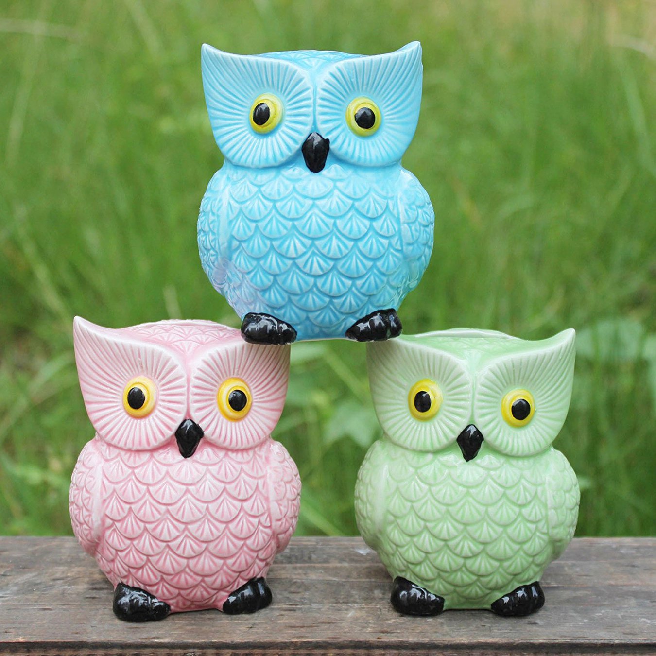 Ceramic Owl Piggy Bank – Personalized Money Saving Bank for Kids, Girls, Nursery Gift Decor