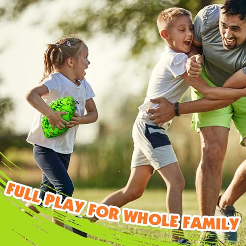 CERBONNY Waterproof Football for Kids Ages 3-12 – All-Weather Youth Training Football for Beach, Backyard, and Grass