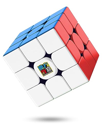 CFMOUR Magnetic Speed Cube 3x3 – 48 Magnets, MoYu RS3M Stickerless, Adjustable Tension, Brain Teaser Puzzle with Stand