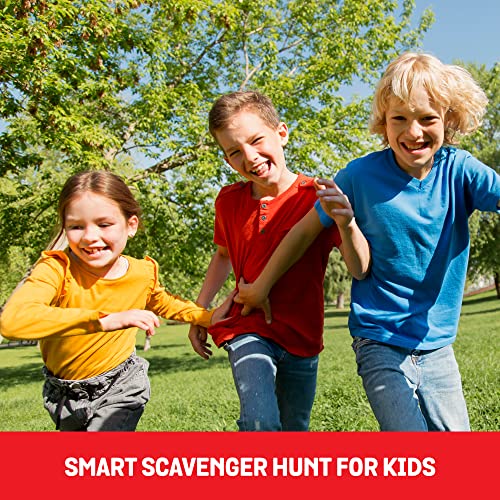 Chalk & Chuckles Smart Sticks Scavenger Hunt Game – 50 Sticks, 100 Prompts, Indoor & Outdoor Fun for Ages 4-12