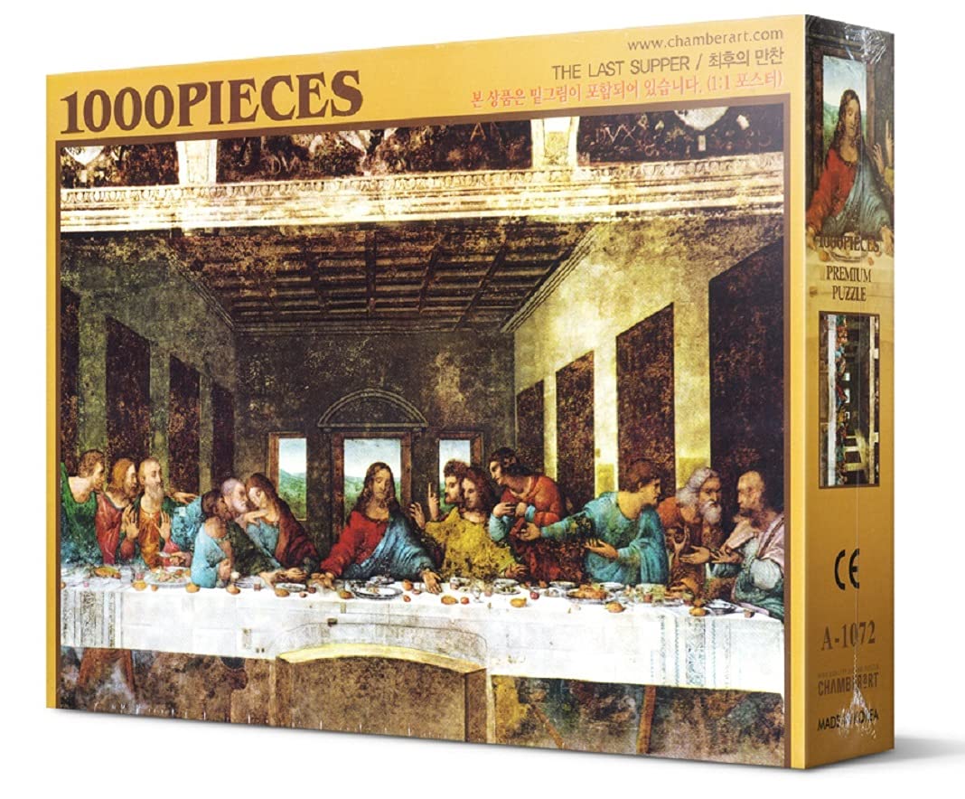 CHAMBERART The Last Supper Jigsaw Puzzle 1000 Pieces – Eco-Friendly Precision Cut