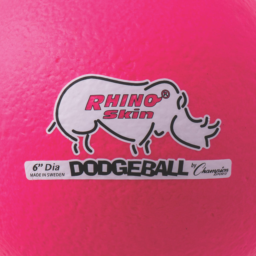 Champion Sports Rhino Skin Low Bounce Dodgeball – Soft Foam, Tear-Resistant, for All Ages