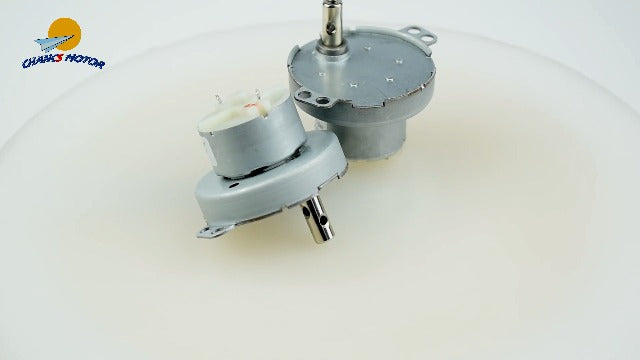 CHANCS JS-50 DC Geared Motor 6V 5RPM with POM Plastic Gears for Fans, Displays, and Vending Machines