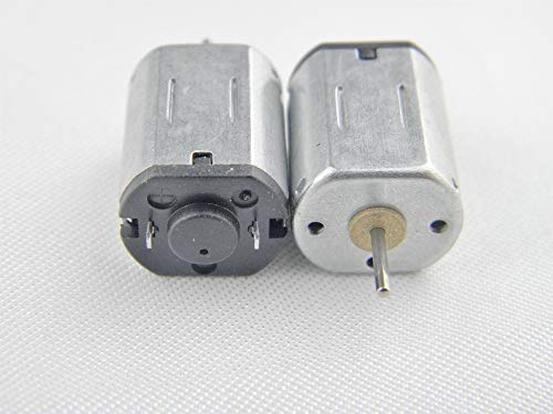 CHANCS N20 Micro DC Motor 3.7V 23500RPM 2-Pack for Gear Motors, Toys, and Science Projects