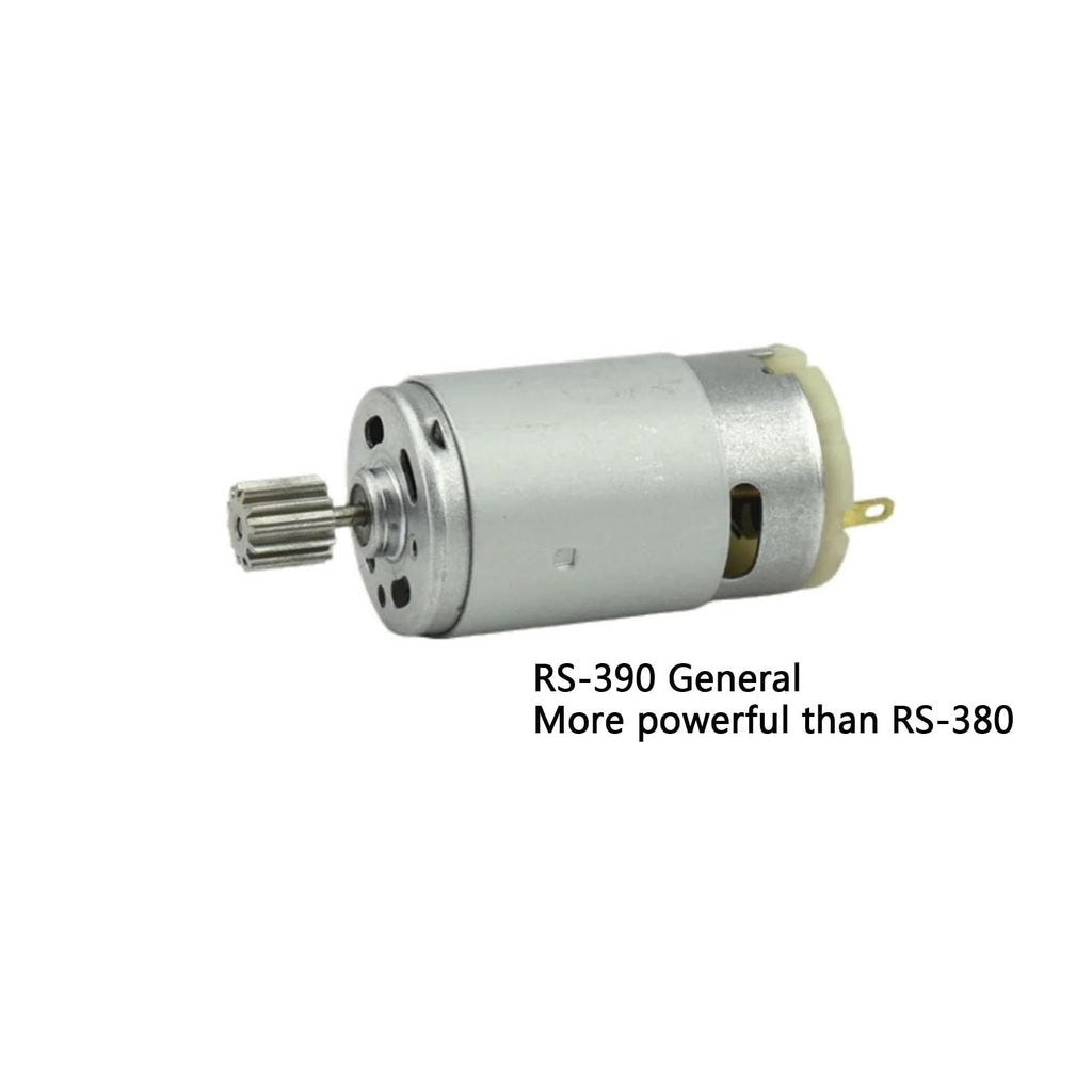 CHANCS RS390 12V 16000RPM 12-Tooth Gear Motor for Children's Electric Cars - Replacement for RS-380