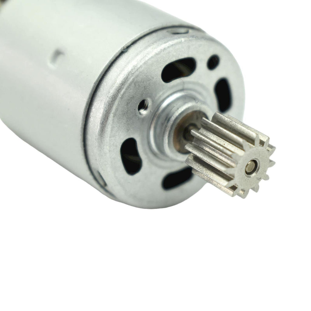 CHANCS RS390 6V DC Motor 14000 RPM for Kids Electric Ride-On Cars - 12 Tooth Gear Replacement