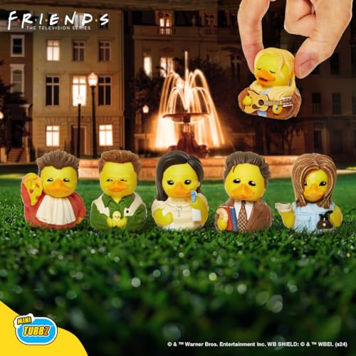Chandler Bing Mini Rubber Duck by TUBBZ – Officially Licensed Friends Collectible, 5 cm Vinyl Figure