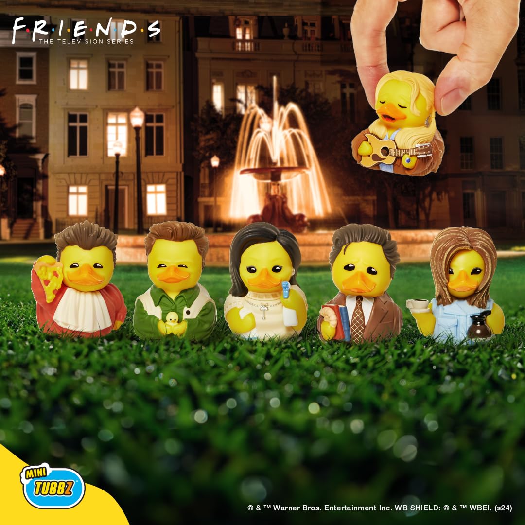 Chandler Bing Mini Rubber Duck by TUBBZ – Officially Licensed Friends Collectible, 5 cm Vinyl Figure