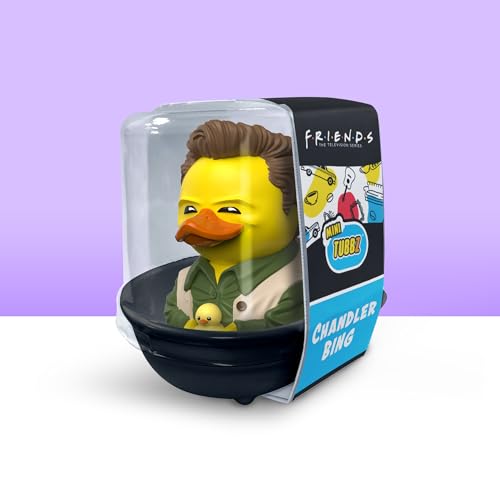 Chandler Bing Mini Rubber Duck by TUBBZ – Officially Licensed Friends Collectible, 5 cm Vinyl Figure