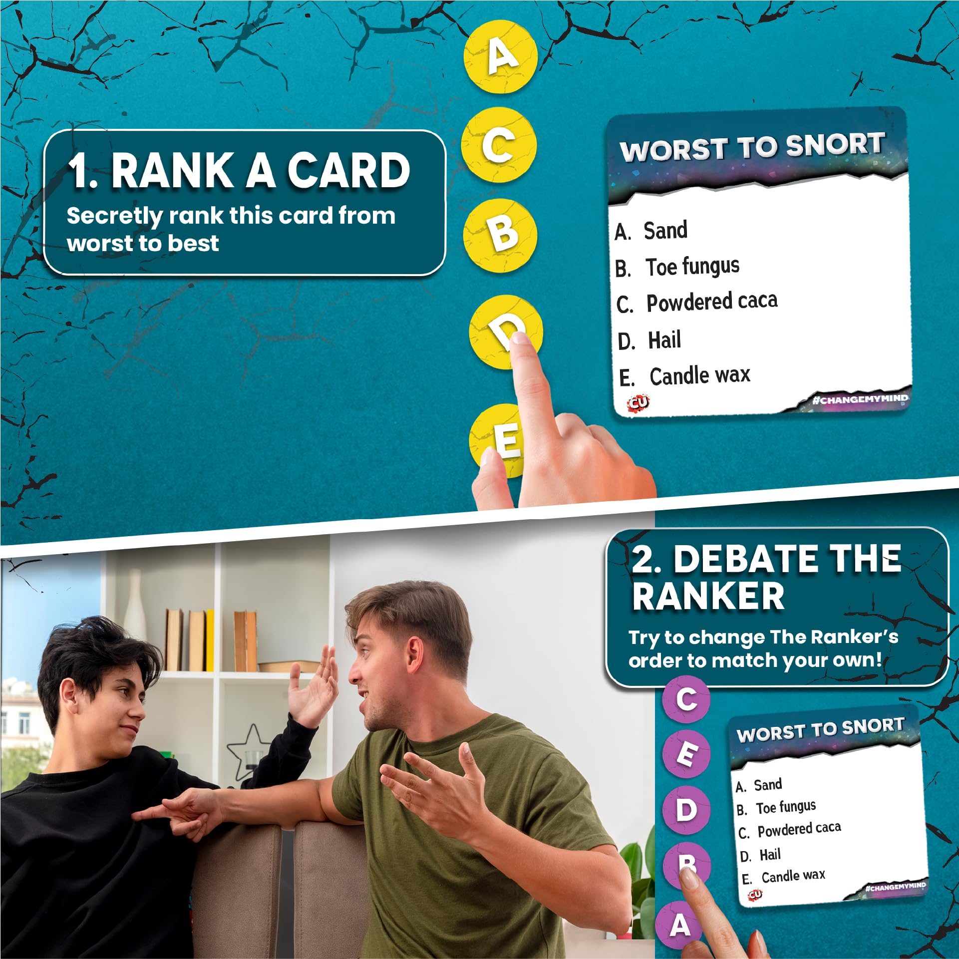 Change My Mind: Chaos Unleashed – NSFW Edition – Adult Party Card Game | 42 Cards, Ages 17+