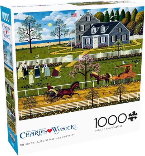 Charles Wysocki 'The Boccie Ladies of Martha's Vineyard' 1000-Piece Jigsaw Puzzle by Buffalo Games