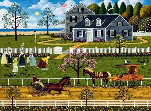 Charles Wysocki 'The Boccie Ladies of Martha's Vineyard' 1000-Piece Jigsaw Puzzle by Buffalo Games