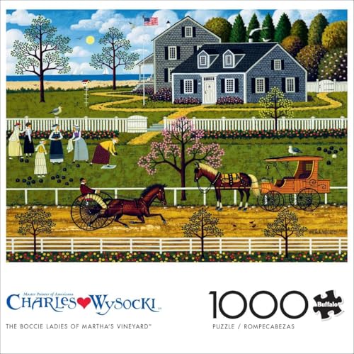 Charles Wysocki 'The Boccie Ladies of Martha's Vineyard' 1000-Piece Jigsaw Puzzle by Buffalo Games