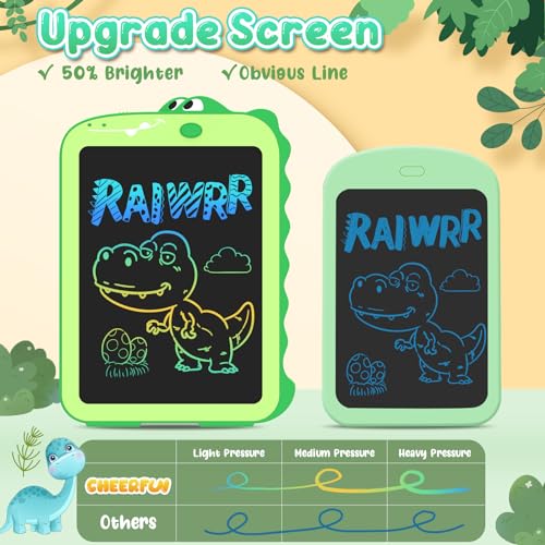 CHEERFUN 8.5" LCD Writing Tablet for Kids - Dinosaur Toddler Drawing Board, Educational Toys for Boys Girls Ages 3-8