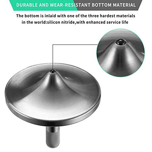 CHEETOP Stainless Steel Spinning Top – 24mm Small, Spins Over 6 Minutes, Precision CNC Crafted