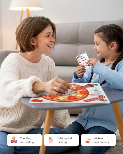 CHEFAN Pizza Counting Toy – Felt Number Learning Game for Toddlers