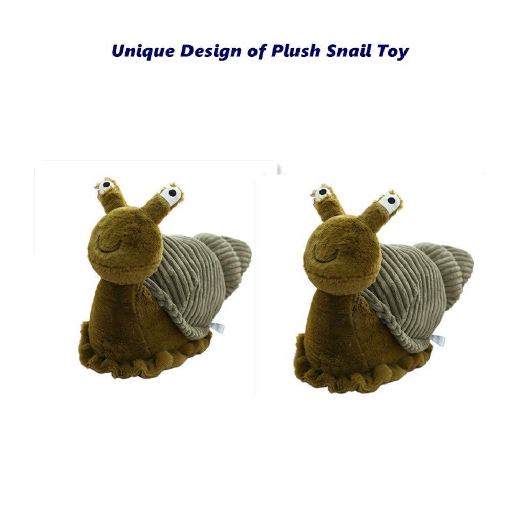 CHELEI2019 Stuffed Animal Snail Plush Toy, 11 Inches, Soft Coral Velvet, Gift for Kids and Adults