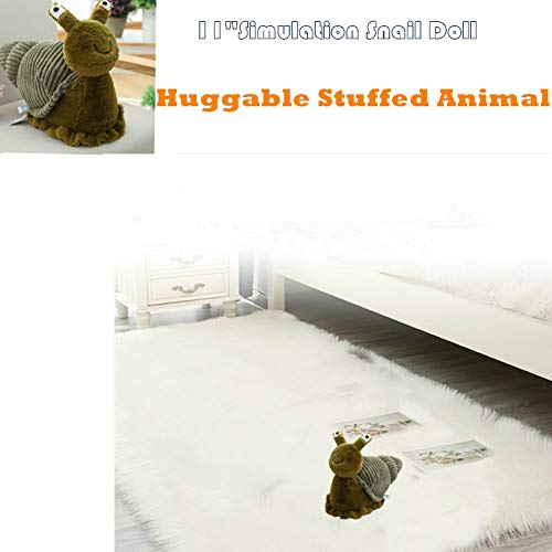 CHELEI2019 Stuffed Animal Snail Plush Toy, 11 Inches, Soft Coral Velvet, Gift for Kids and Adults
