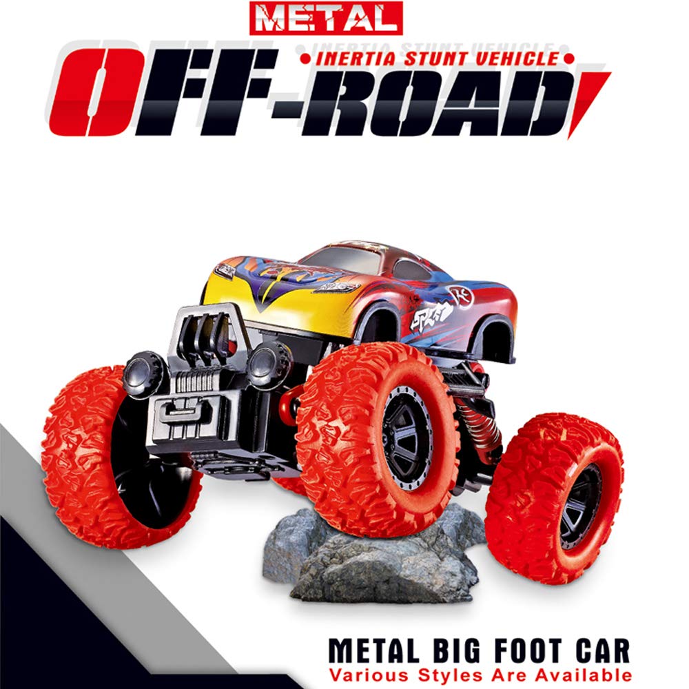 Chilartalent Pull Back Monster Trucks for Kids – Friction Powered 4WD Toy Cars, No Battery Needed, Gifts for Ages 1-5