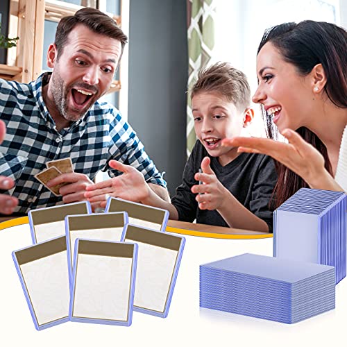 Chinco 100-Pack Clear Hard Plastic Card Sleeves – 3x4 inch Trading Card Protectors
