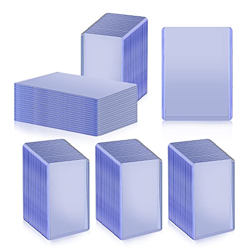 Chinco 100-Pack Clear Hard Plastic Card Sleeves – 3x4 inch Trading Card Protectors