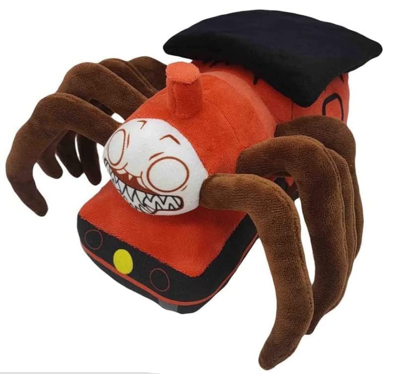 Choo Choo Charles Plush Toy - 11-Inch Red Spider Train Doll, Soft Stuffed Animal for Fans