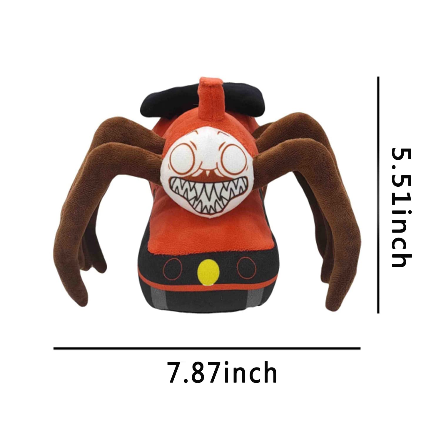 Choo Choo Charles Plush Toy - 11-Inch Red Spider Train Doll, Soft Stuffed Animal for Fans