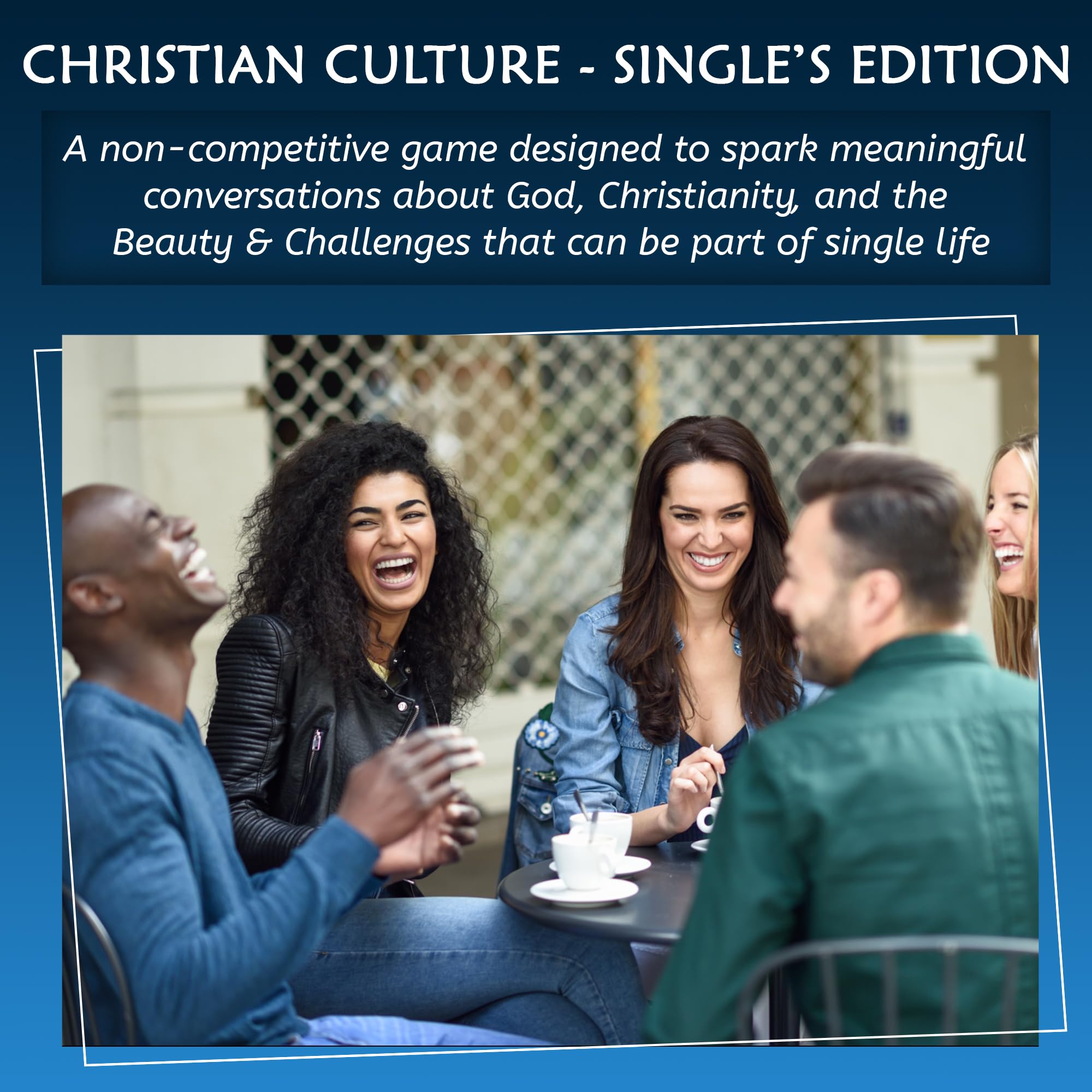 Christian Culture Singles Edition – 73 Conversation Cards for Meaningful Faith-Based Discussions