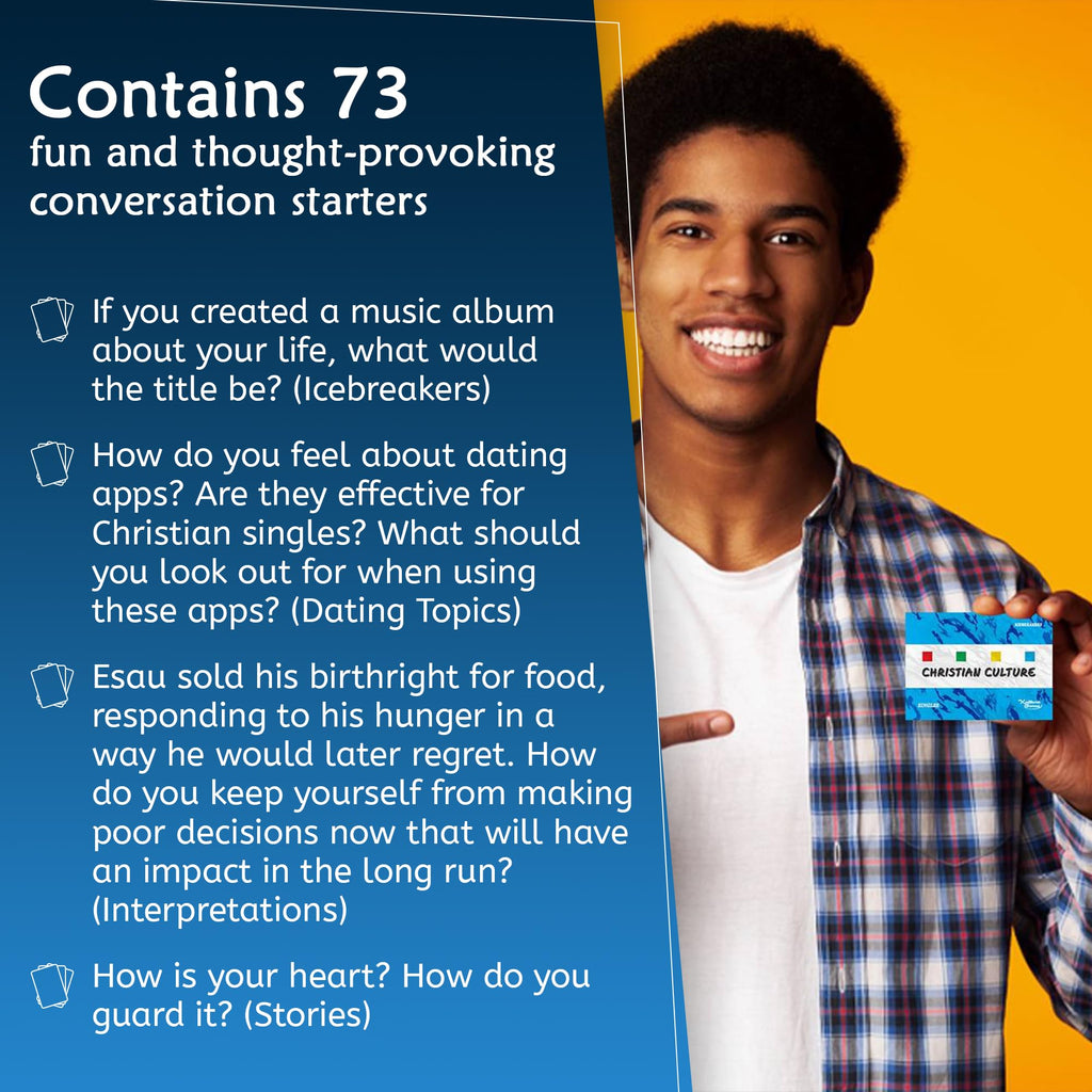 Christian Culture Singles Edition – 73 Conversation Cards for Meaningful Faith-Based Discussions