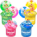 Christmas Slime Kit with 4 Butter Slime Balls and Axolotl Toys