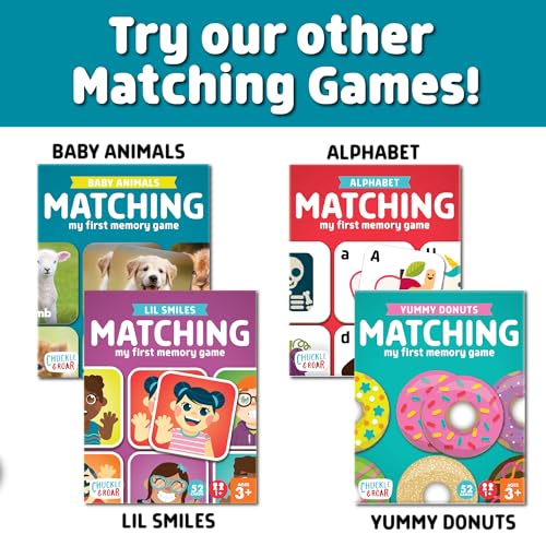 Chuckle & Roar Bath Matching Memory Game – Foam Alphabet Tiles for Toddlers 3+