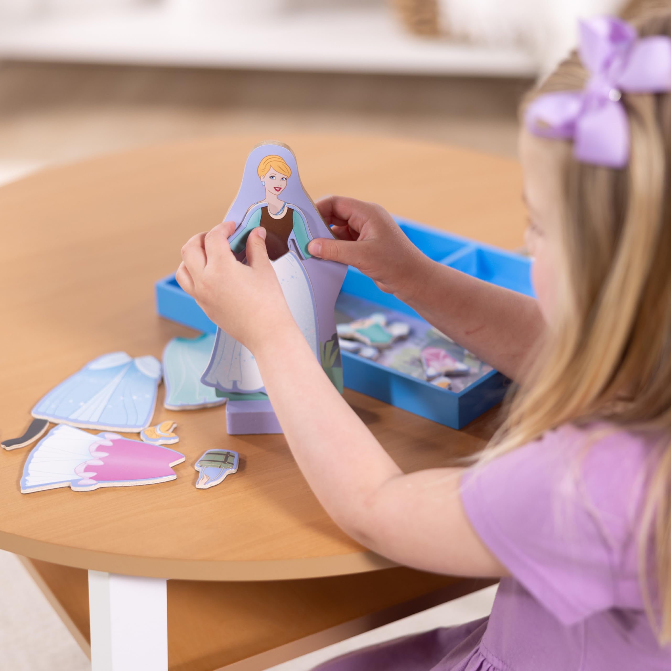 Cinderella Magnetic Dress-Up Set by Melissa & Doug – 30+ Outfits & Accessories