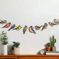 Cinnvoice Wooden Bird Garland Banner - 6.56 ft Hanging Decor for Parties, Baby Showers, Nursery