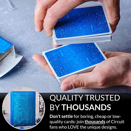 Circuit Playing Cards: Creative Circuit Board Deck with Free eBook - Elephant Playing Cards