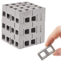 Civaner 50-Piece 1/12 Scale Miniature Concrete Bricks for Dollhouse Landscaping and DIY Projects