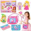 CiyvoLyeen Felt Sewing Kit for Girls - 10 Projects, Video Instructions, Safe for Ages 6-12