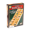 Classic Mancala Board Game – Birch Wood with 48 Glass Stones, for 2 Players Ages 7+