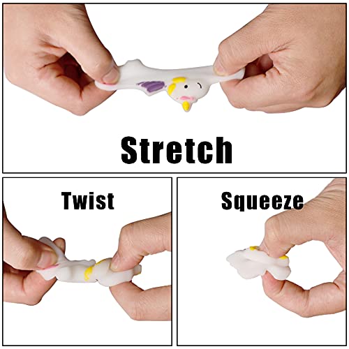 Cllayees 24-Pack Unicorn Squishy Toys – Kawaii Mochi Stress Relief Party Favors