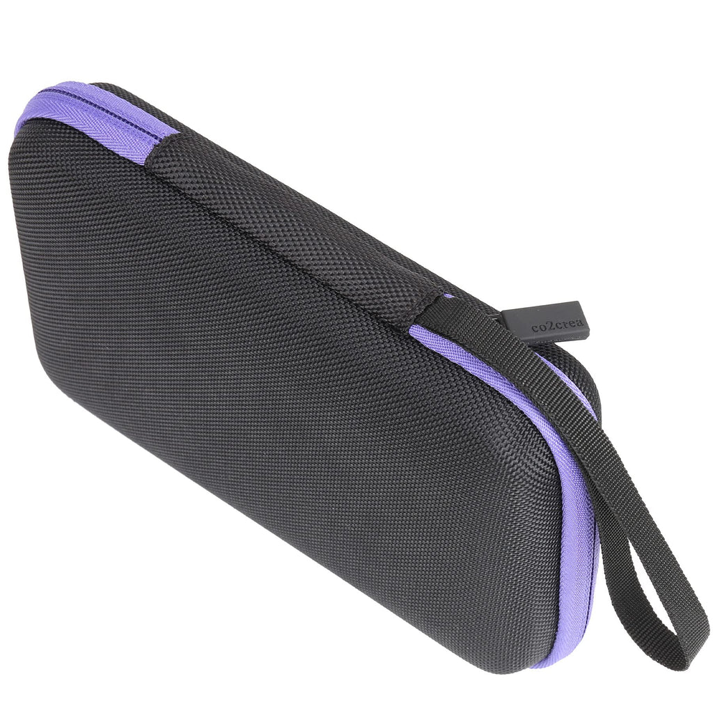 co2CREA Protective Hard Shell Case for VTech KidiBuzz 3 & KidiBuzz G2 (Black with Purple Interior)