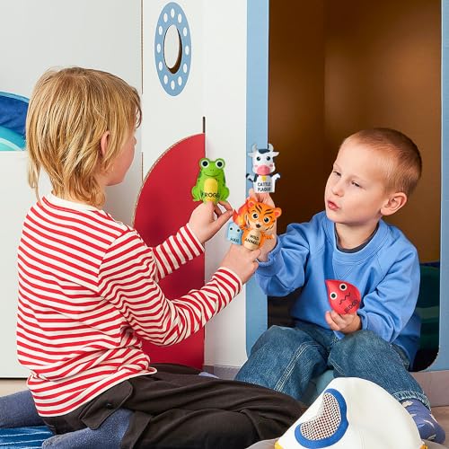 COcnny Passover Plague Finger Puppets – 30 Felt Puppets for Kids – Ten Plagues Set