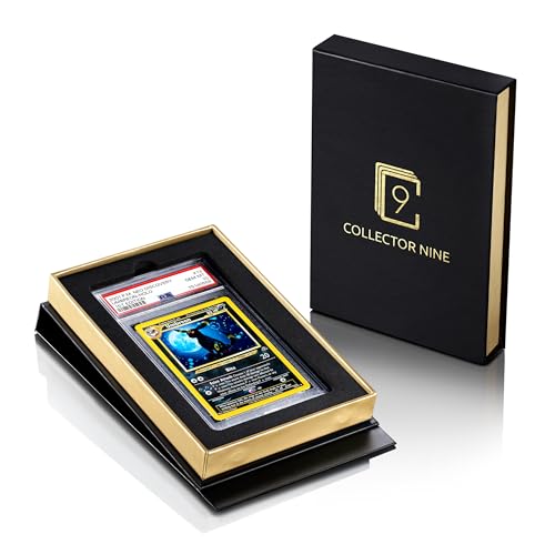 Collector Nine Gold PSA/CGC Single Magnetic Flip Display Case – Graded Card Storage and Gift Box