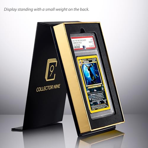 Collector Nine Gold PSA/CGC Single Magnetic Flip Display Case – Graded Card Storage and Gift Box